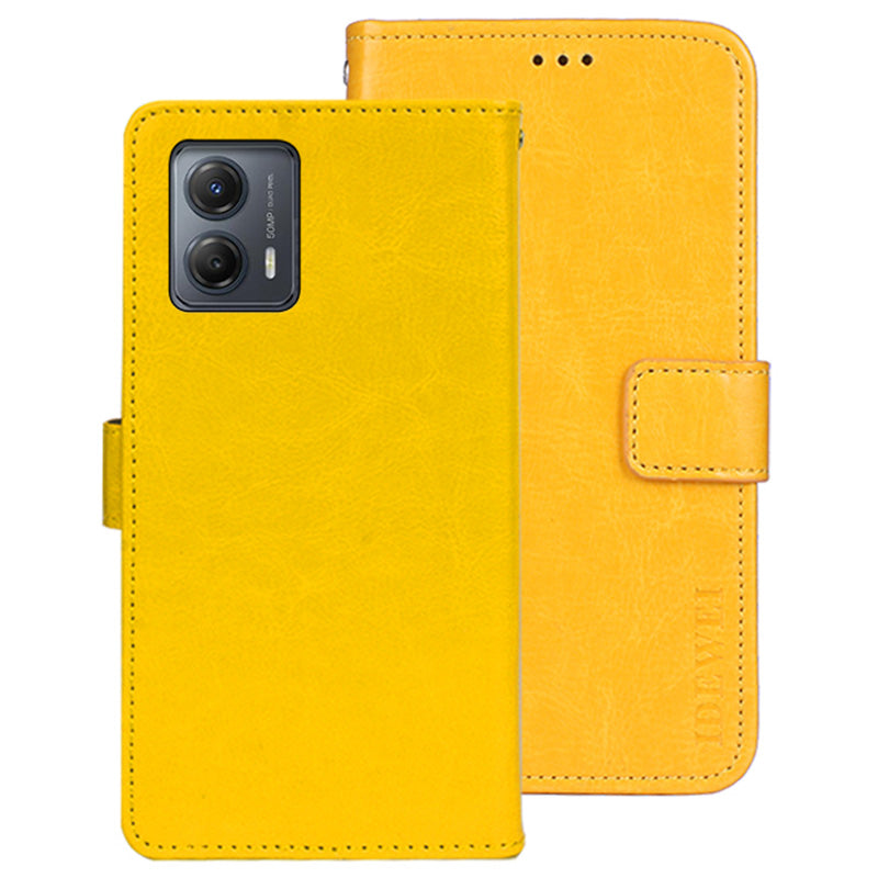 IDEWEI Til Motorola Moto G53 5G G23 4G G13 4G Anti-ridse PU Læder Flip Telefon Cover Beskyttelsesetui Stand Feature Crazy Horse Texture Wallet IDEWEI Til Motorola Moto G53 5G G23 4G G13 4G Anti-ridse PU Læder Flip Telefon Cover Beskyttelsesetui Stand Feature Crazy Horse Texture Wallet